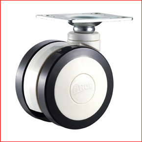 VI-H8-PUB-PT Medical Twin Wheel Caster Wheels 3